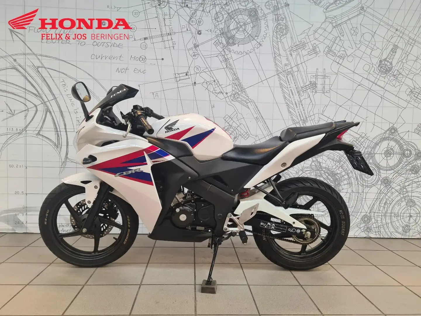 Honda CBR 125 CBR125R Blanco - 2