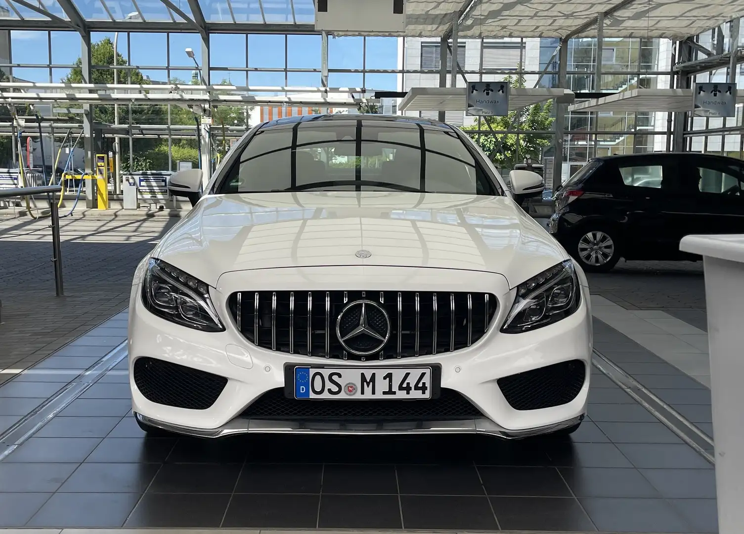 Mercedes-Benz C 220 C 220 d AMG LINE *PANO SCHIEBEDACH*ALCANT*TOP Weiß - 1