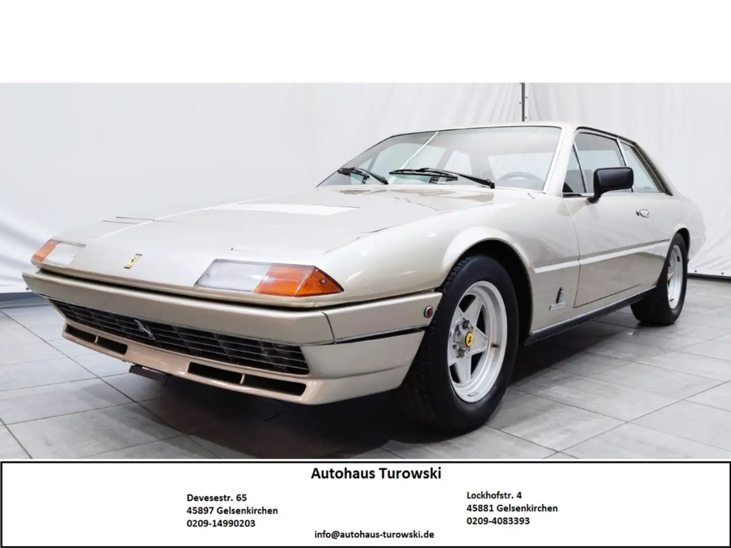 Ferrari 400 i Leder Automatik deutsche Erstauslieferung Beige - 1