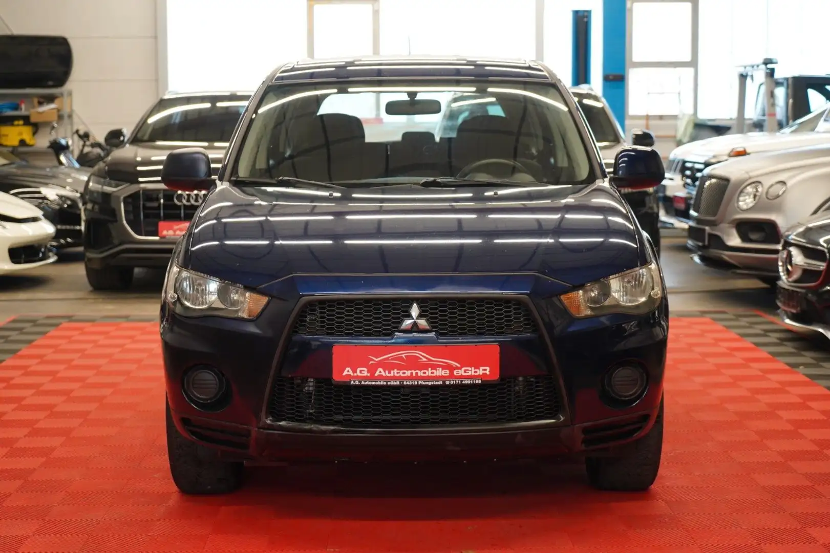 Mitsubishi Outlander 2.0 2WD 2.Hand*Klimaaut*Sitzh*AUX* Blau - 2
