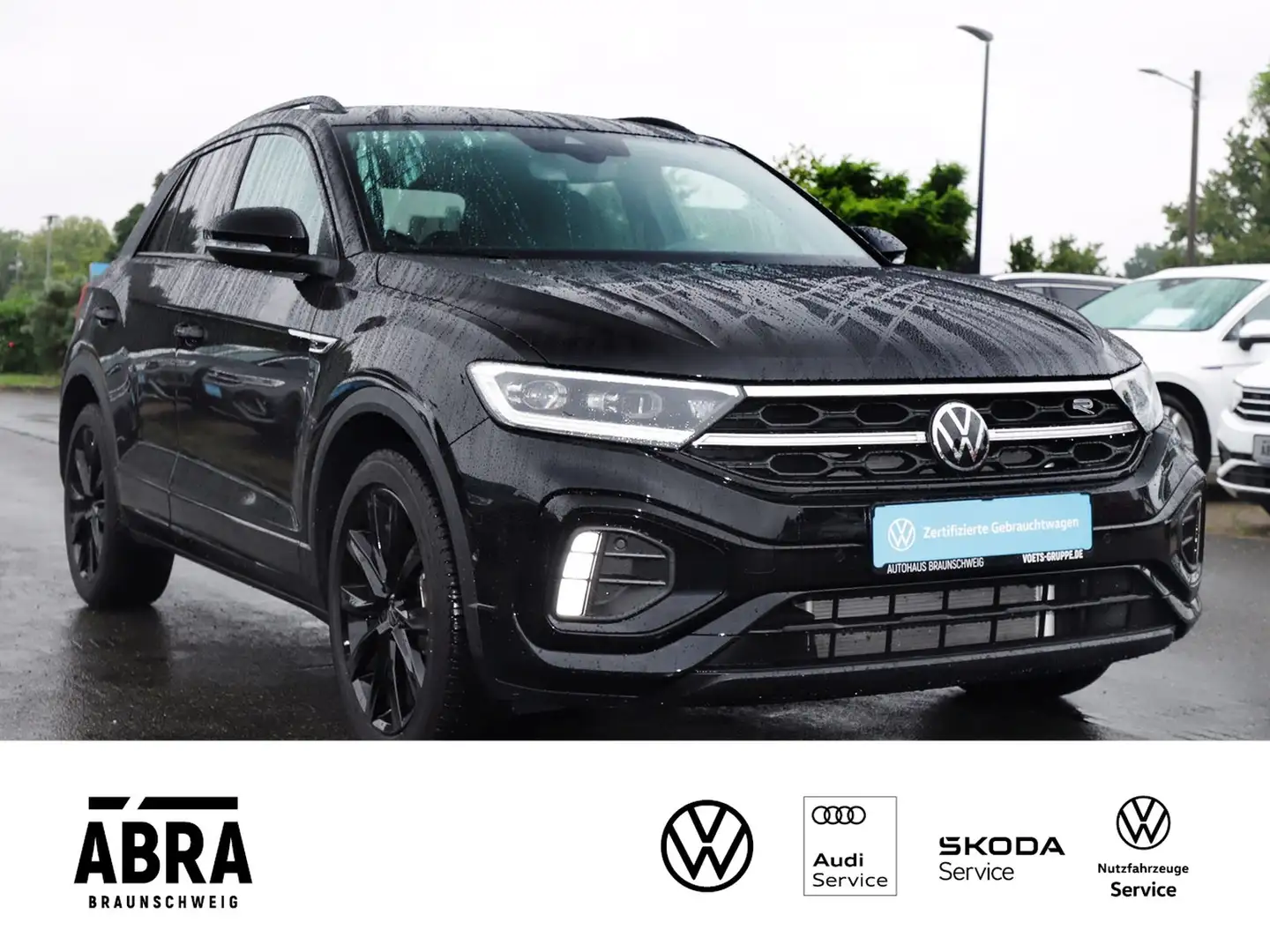 Volkswagen T-Roc 1.5 TSI R-Line DSG MATRIX+SHZ+NAVI+ACC+CAM Schwarz - 2