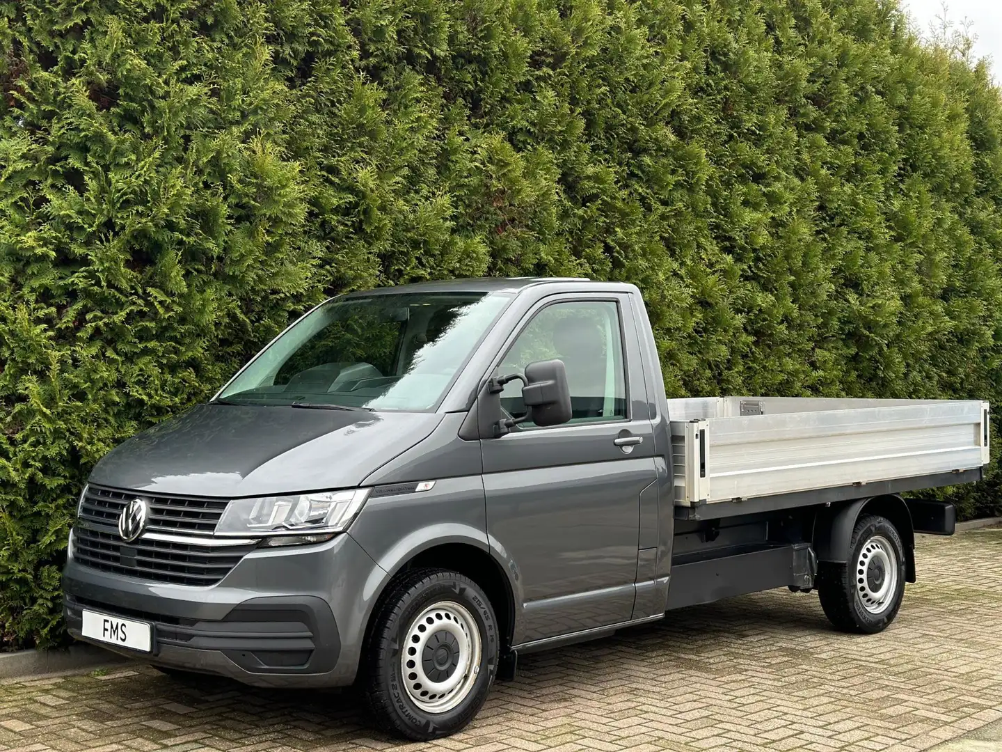 Volkswagen Transporter 2.0 TDI Open Laadbak Automaat Pick up Grijs - 1