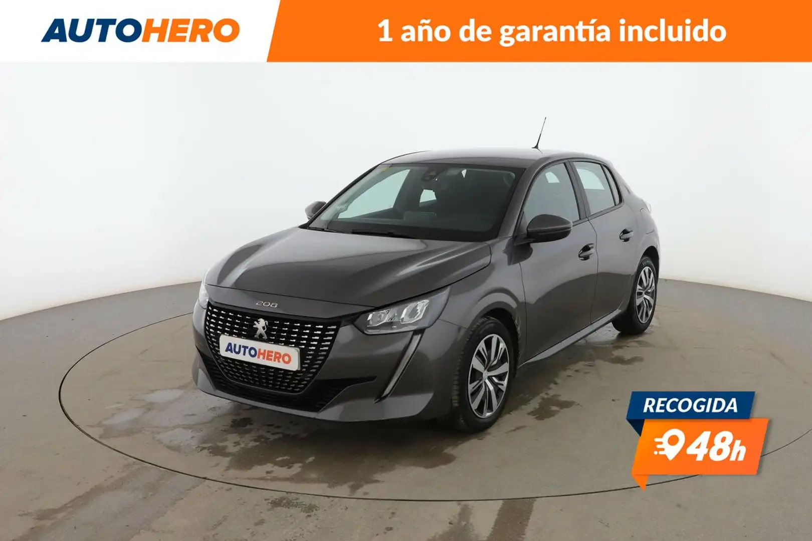 Peugeot 208 1.2 Puretech S&S Active 100 Gris - 1