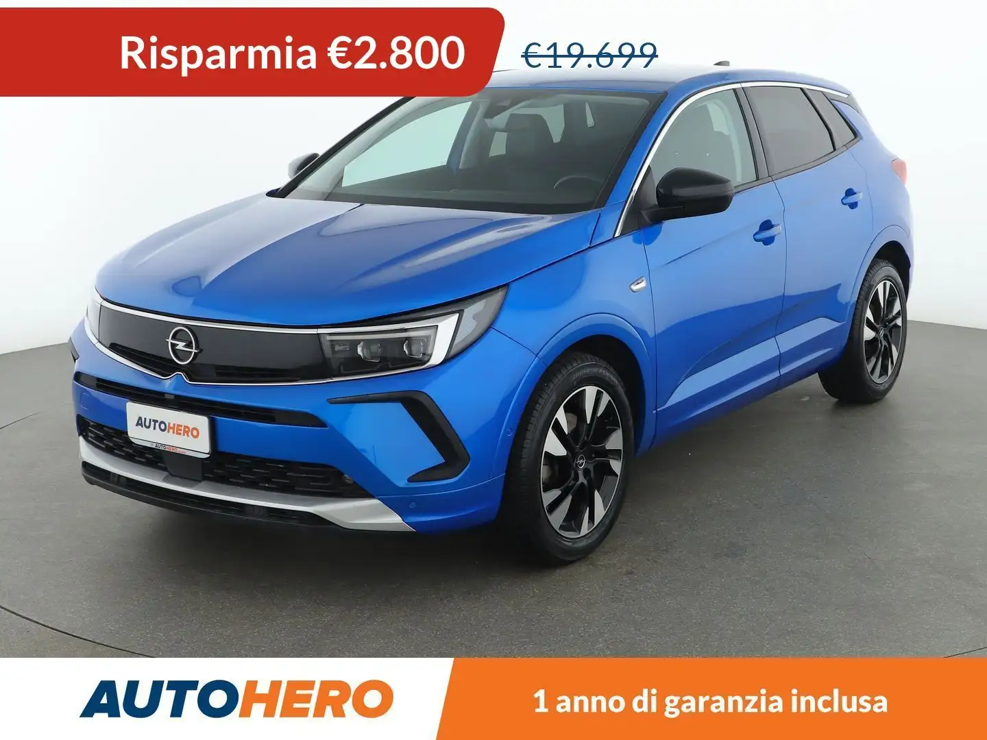 Opel Grandland X 1.2 Turbo Business Elegance Blu/Azzurro - 1