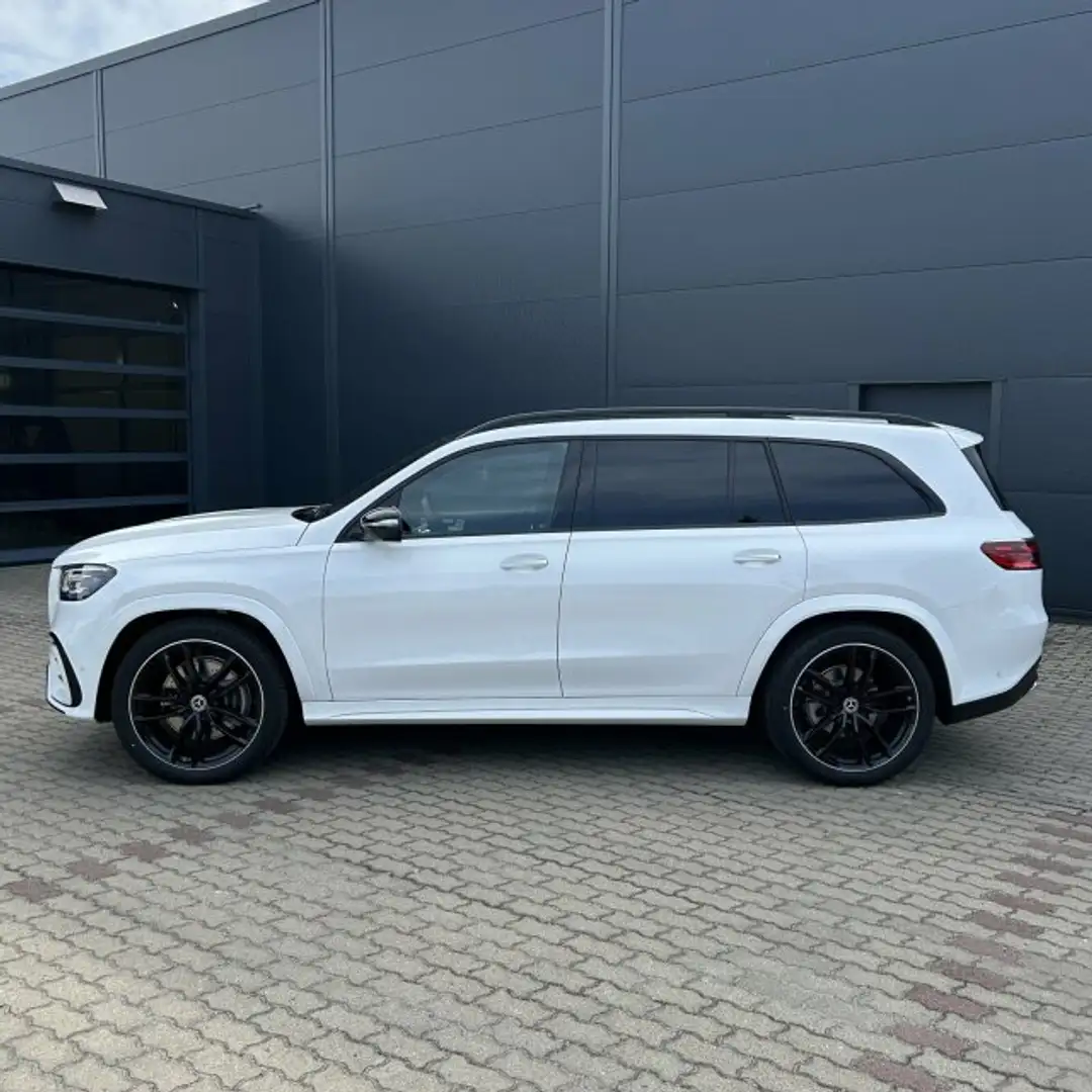 Mercedes-Benz GLS 450 d 4Matic  AMG Line +MBUX+Wide+Pano+AHK Blanc - 2