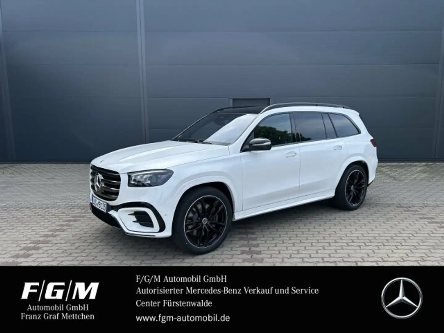Mercedes-Benz GLS 450 d 4Matic  AMG Line +MBUX+Wide+Pano+AHK Blanc - 1
