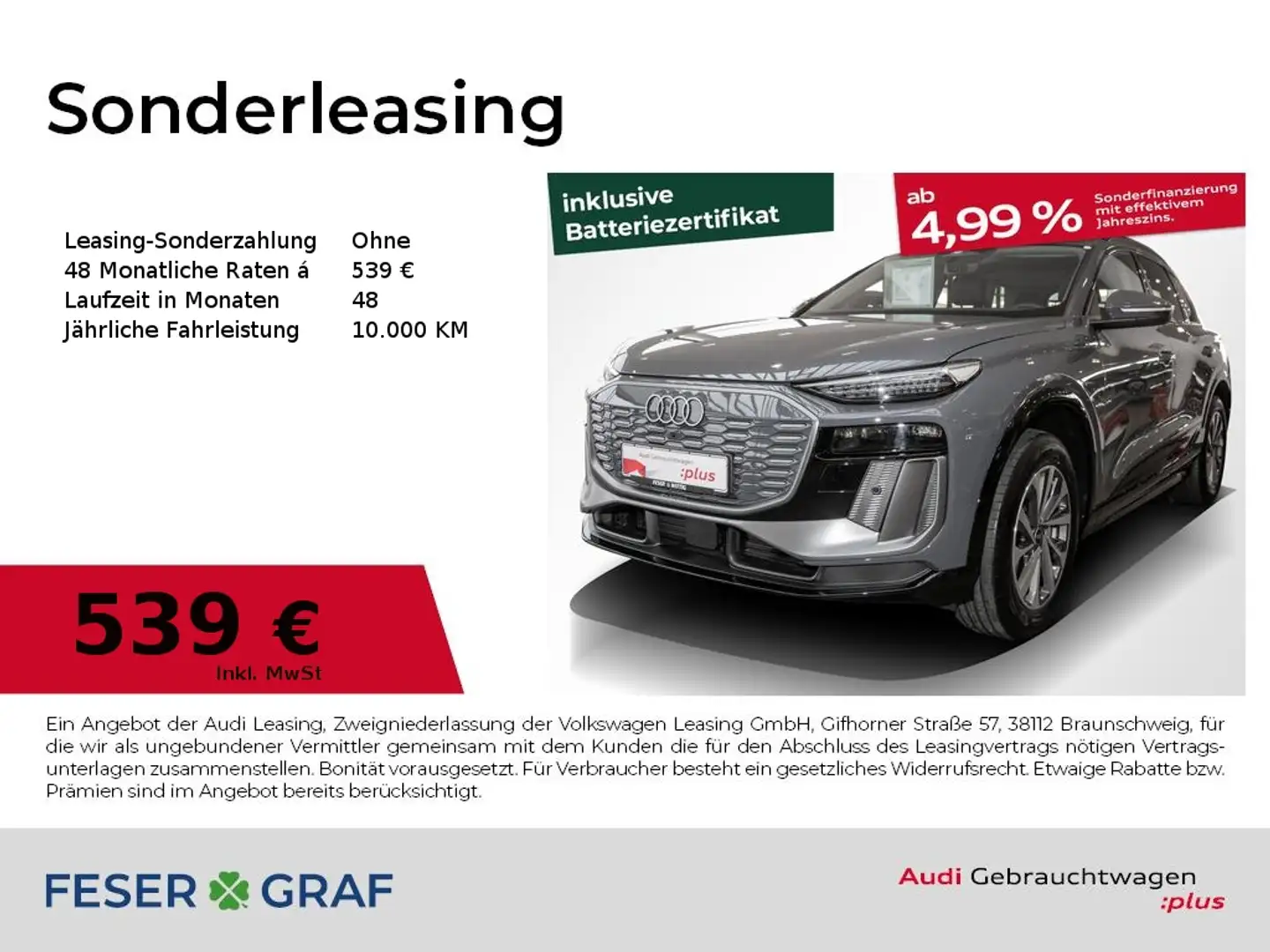 Audi Q6 e-tron e-tron S-line,LED+,Kamera,ACC,Tech Grau - 1