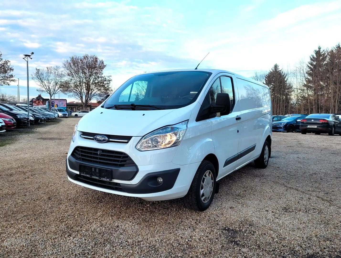 Ford Transit Custom Kasten L2 Trend*M+S*Klima*AHK*TÜV Weiß - 1