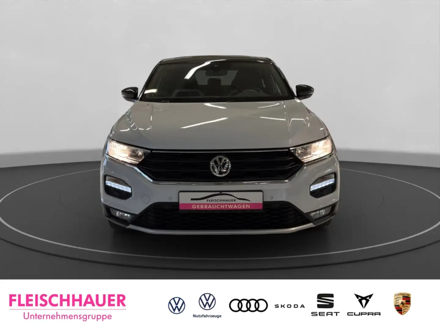 Volkswagen T-Roc Sport 1.5 TSI Navi+AHK+ACC+18''+Bluetooth+PDC+SHZ Blanc - 2
