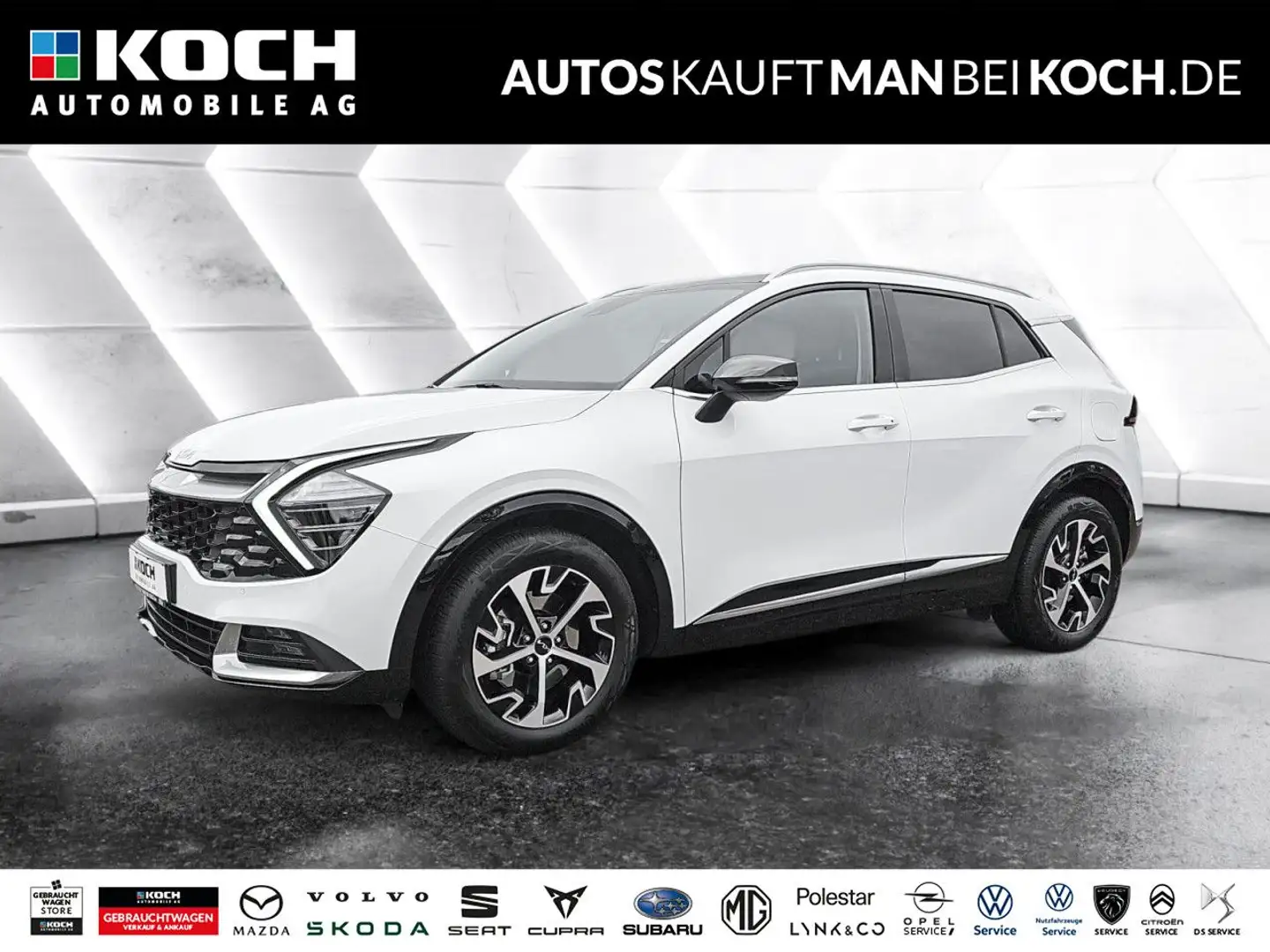 Kia Sportage 1.6T-GDI Hybrid AWD LED DAB NAVI KAMERA Weiß - 1