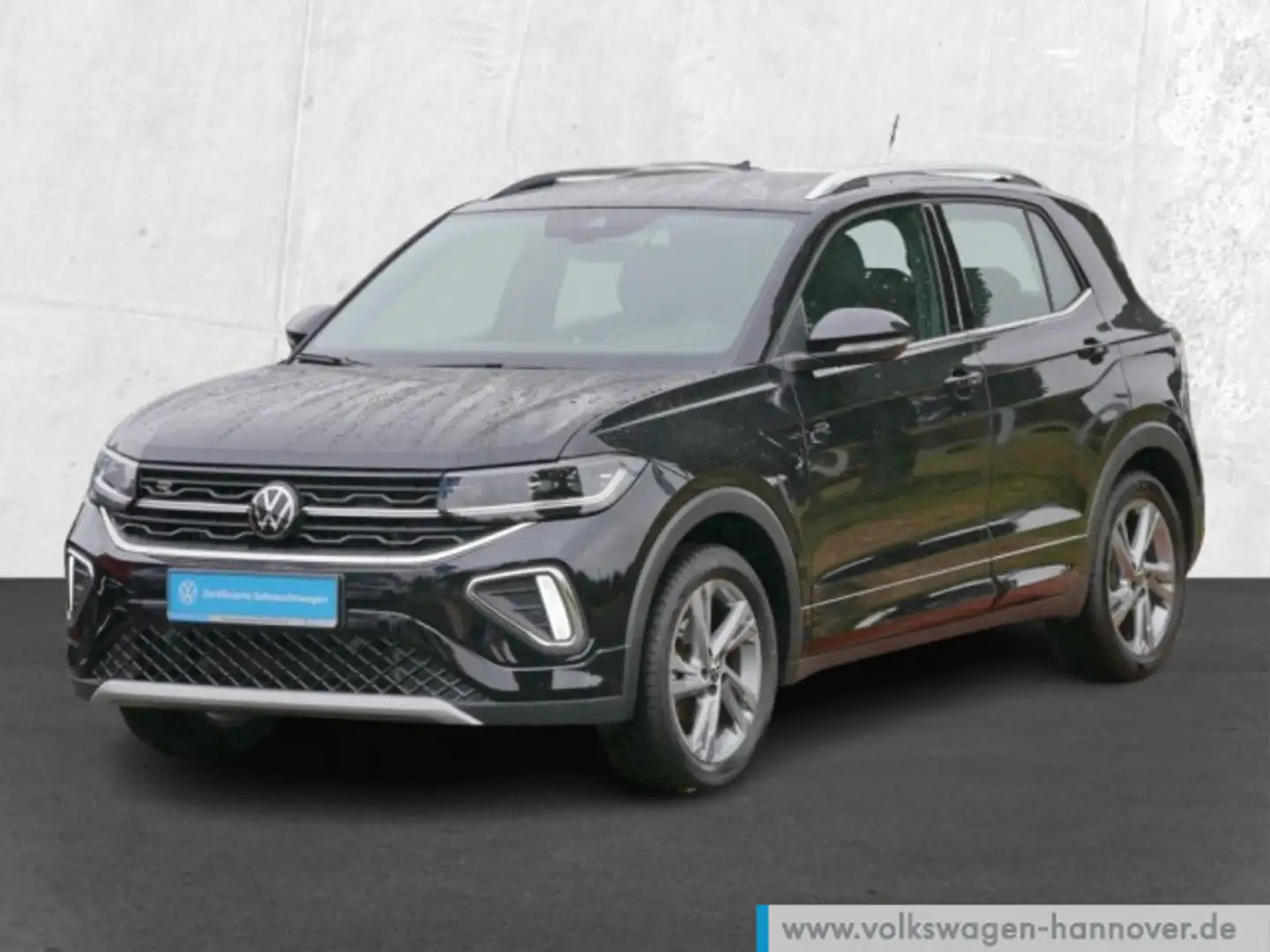 Volkswagen T-Cross 1.0 TSI R-Line DigCockpit LED ACC Navi S Schwarz - 2