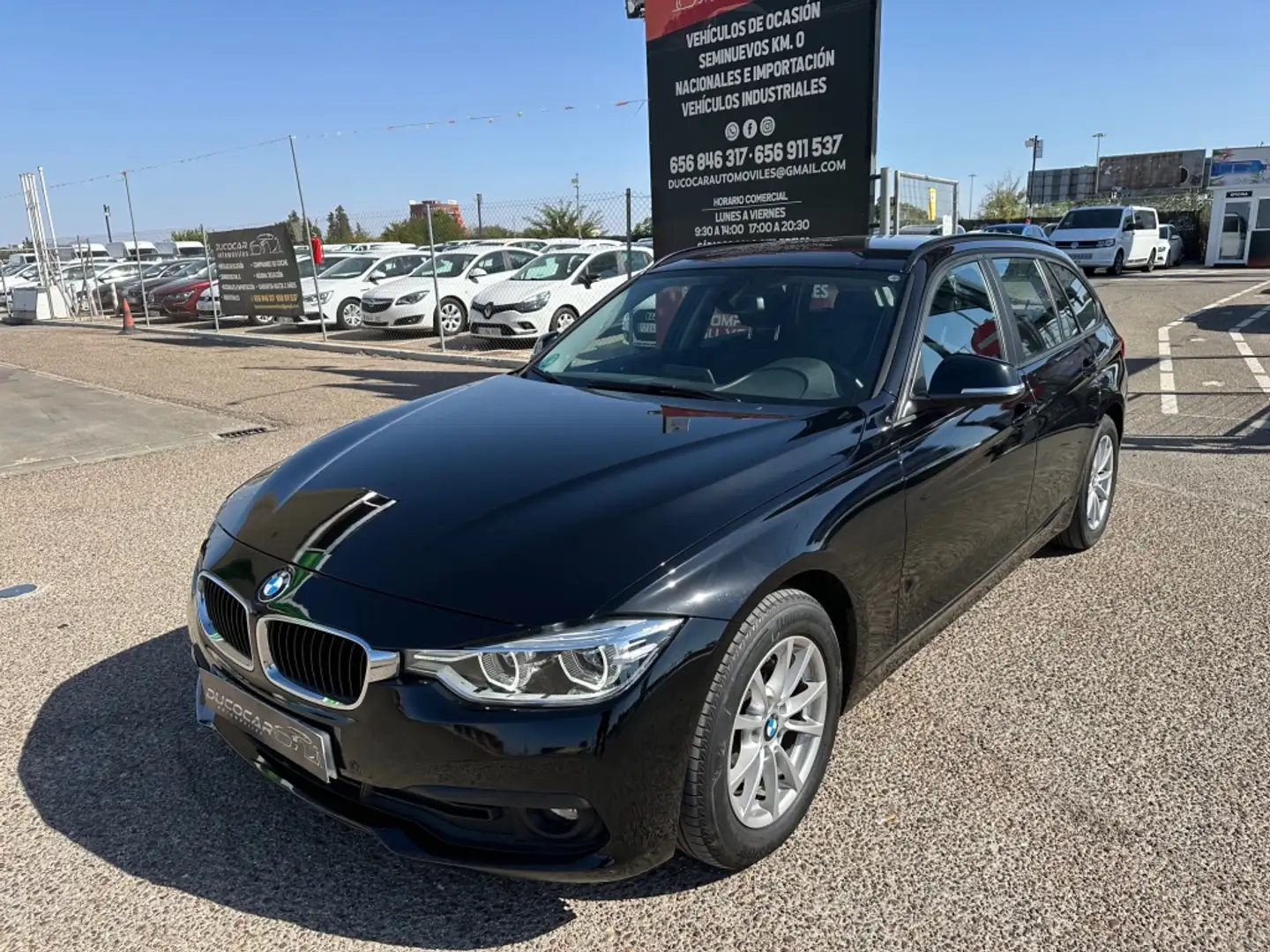 BMW 318 318dA Touring Negro - 2