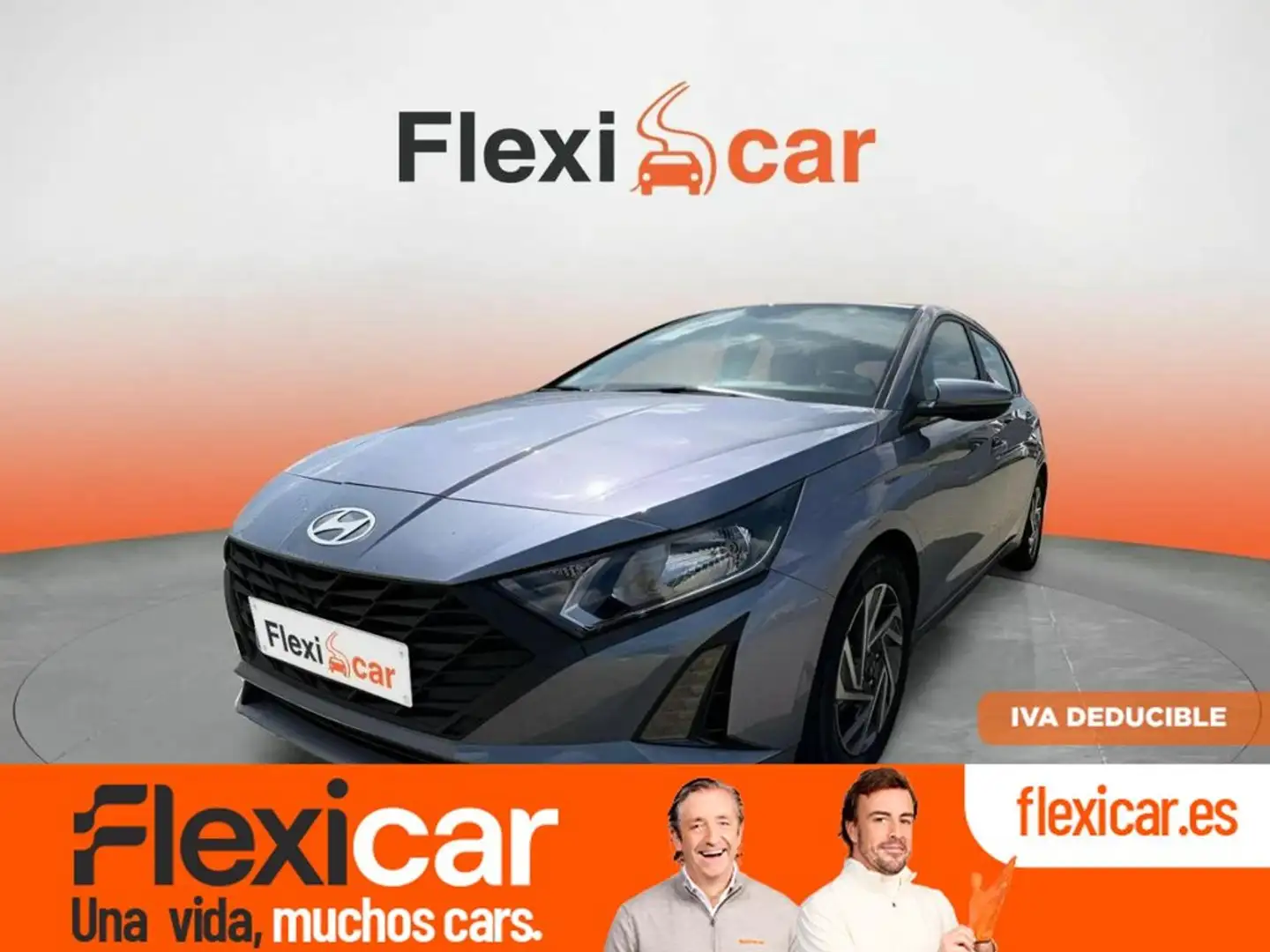 Hyundai i20 1.0 TGDI Klass 100 Gris - 1