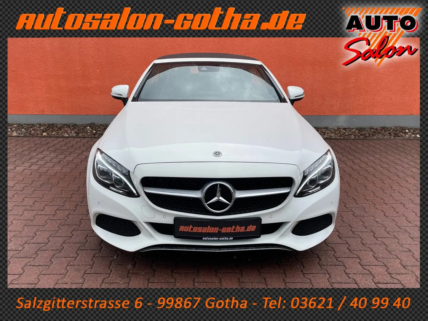 Mercedes-Benz C 220 d 4Matic Cabrio LED+COMAND AIRSCARF KAMERA Wit - 2
