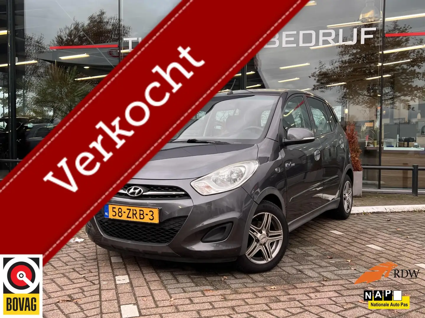 Hyundai i10 1.0 i-Vision 5 Deurs Airco All season LMV NAP Gris - 1