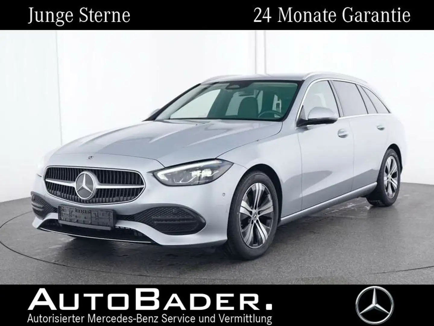 Mercedes-Benz C 180 C 180 T Avantgarde+ AHK LED RFK Memory TotWi DAB Silber - 1