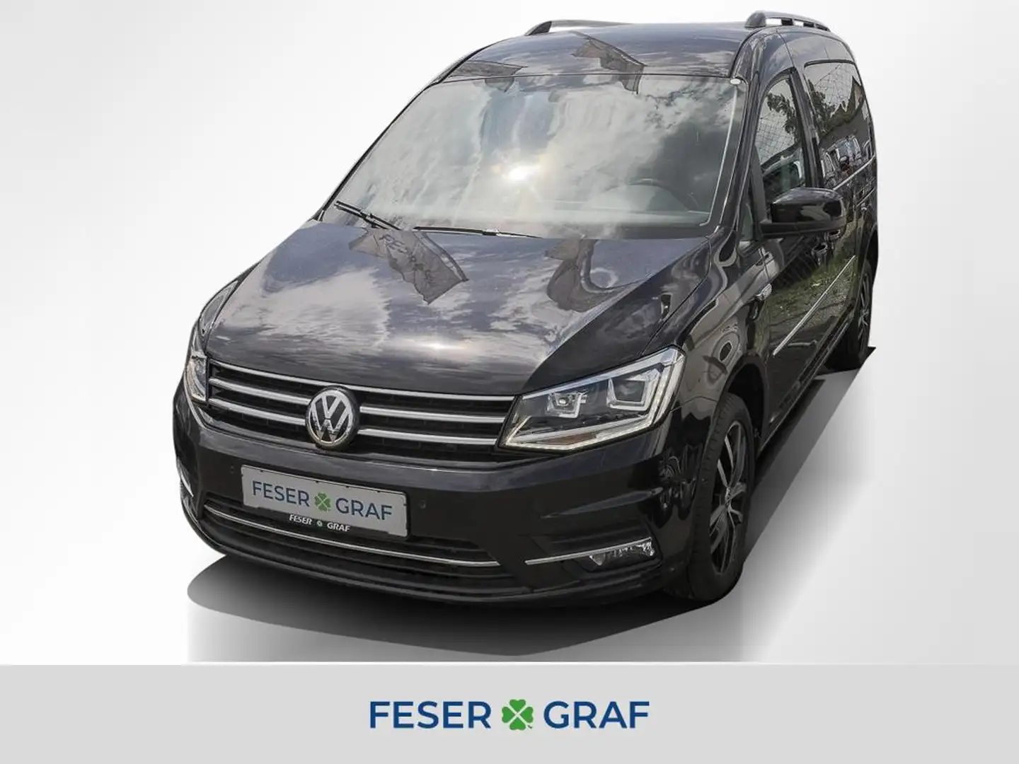 Volkswagen Caddy Highline 2.0 TDI DSG 4Motion Navi AHK Xenon Schwarz - 1