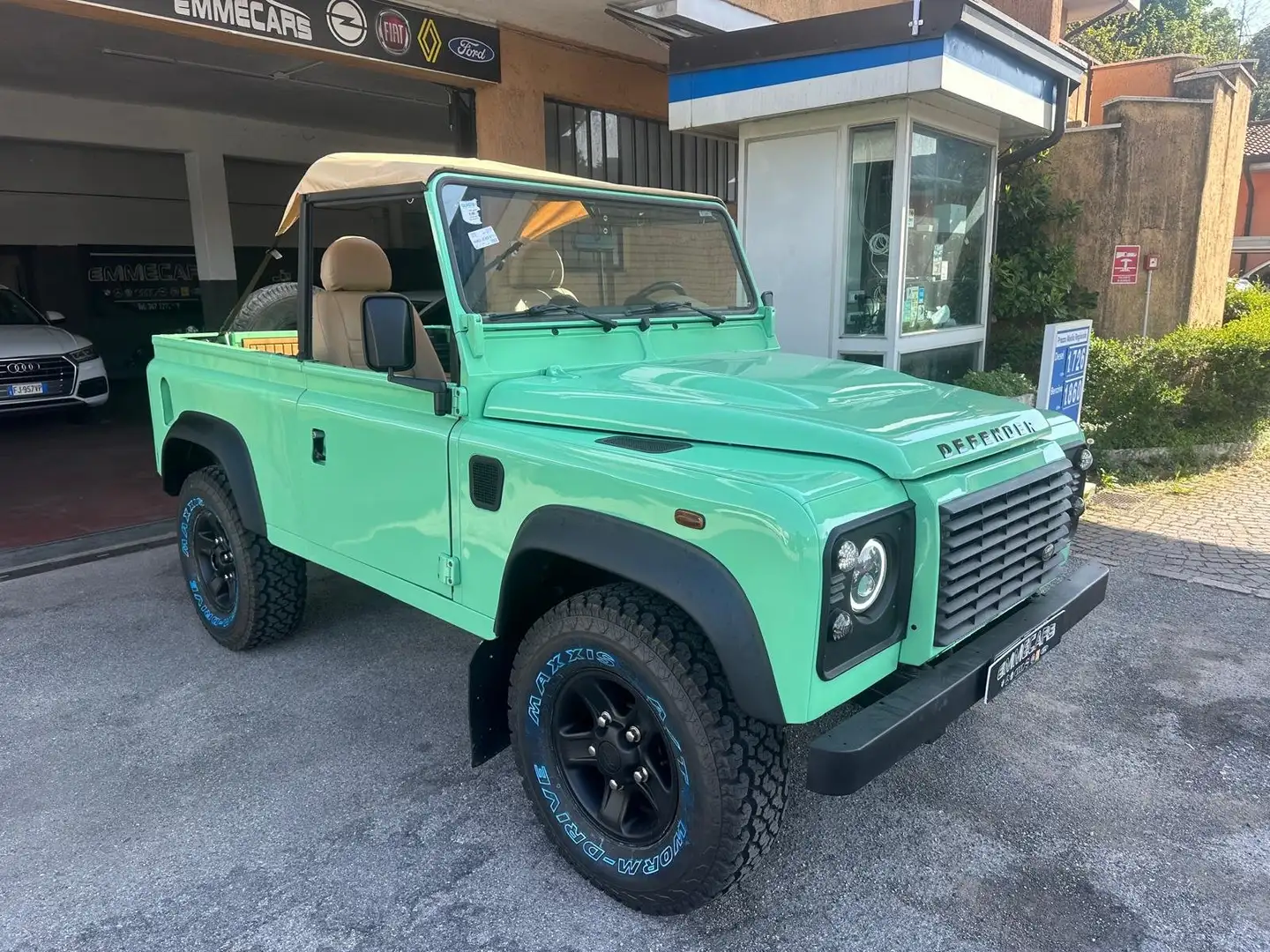 Land Rover Defender td4 soft top bikini Zelená - 1