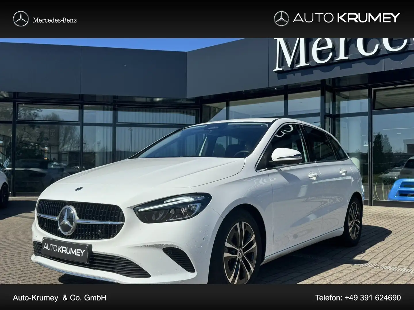 Mercedes-Benz B 200 Progressive+Klima+LED+Sitzhzg.Navi/Autom. Weiß - 1