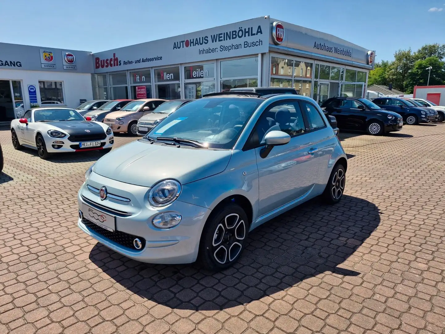 Fiat 500C 500 Cabrio 1.0 GSE Grün - 1