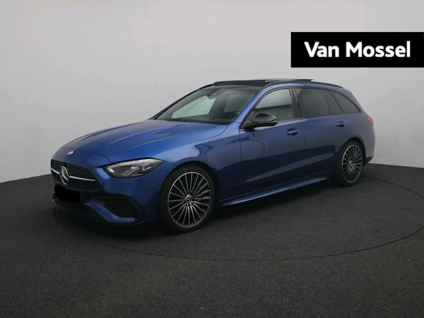 Mercedes-Benz C 180 AMG Line Break - PANORAMISCH DAK - NIGHTPAKKET - M Blauw - 1