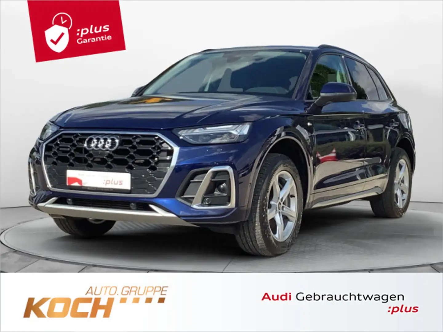 Audi Q5 50 TFSI e q. S-Tronic, AHK, Tour+Parken, Matr Blauw - 1