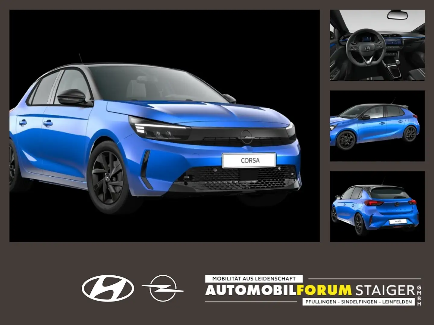 Opel Corsa Yes Bleu - 1