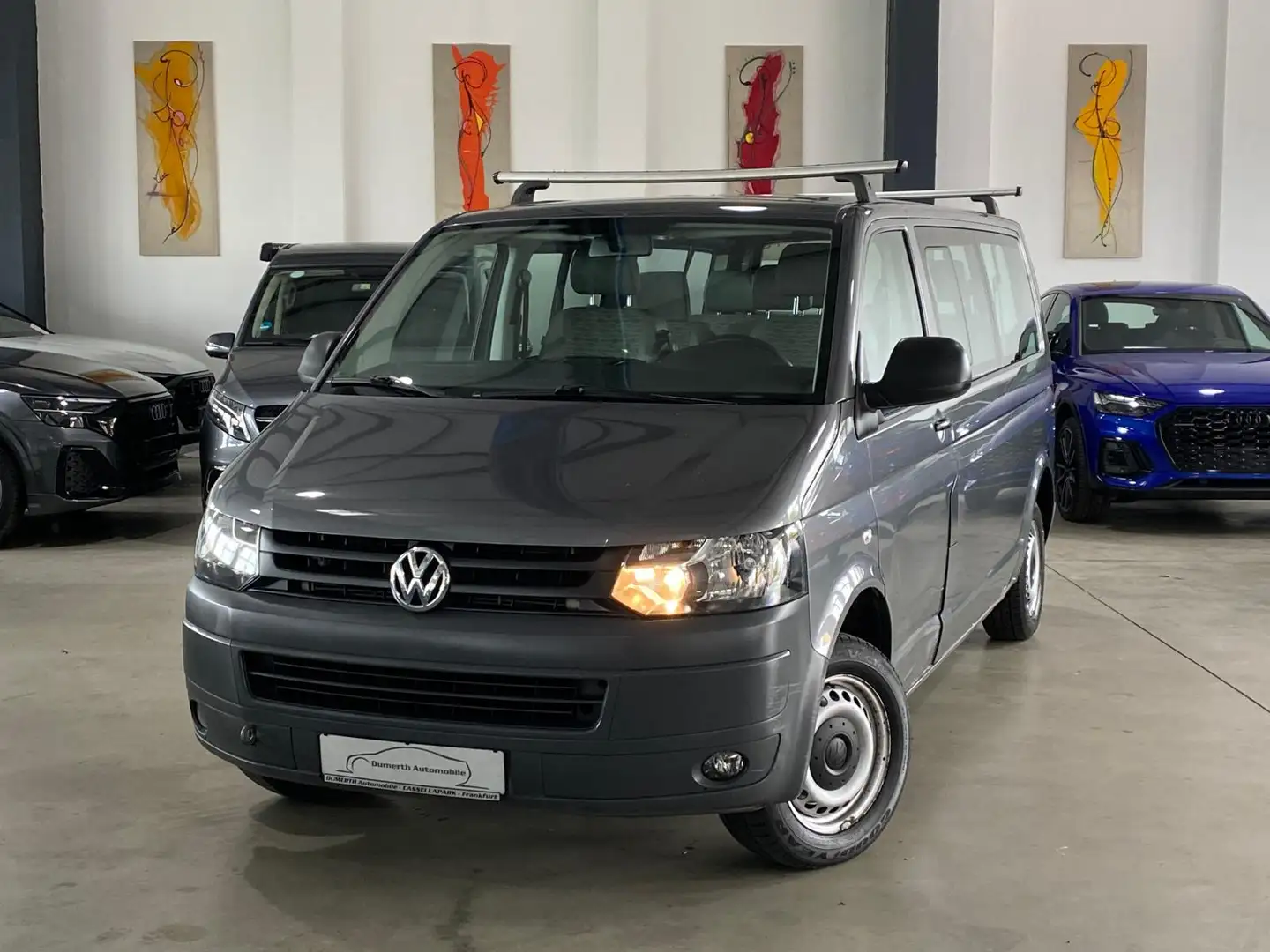 Volkswagen T5 Kombi 2.0 Tdi lang/8-Sitzer/Klima/AHK/STHZG/ Gri - 1