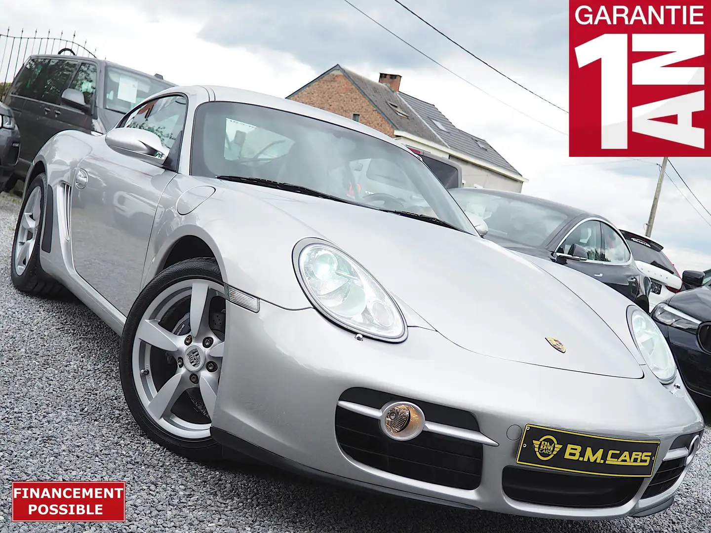 Porsche Cayman 2.7i Tiptronic S ✅PDK✅XENON-CUIR-GPS-CLIM-BOSE Argent - 1