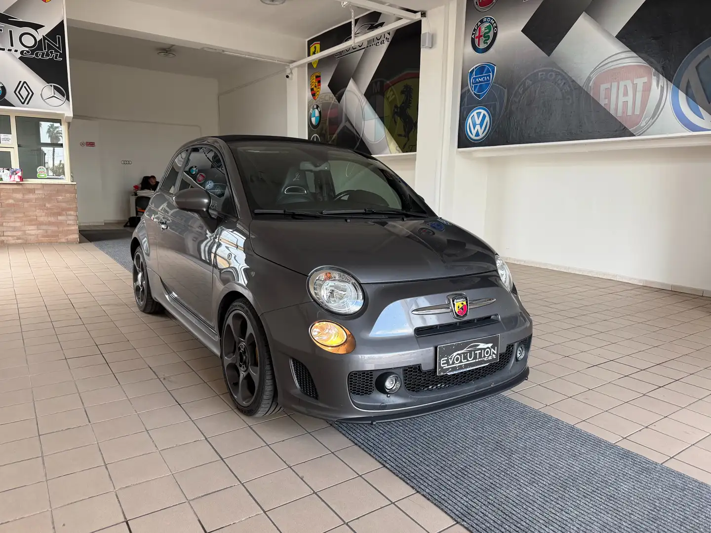 Fiat 500 Abarth TURBO T-JET MTA CUSTOM Gris - 1