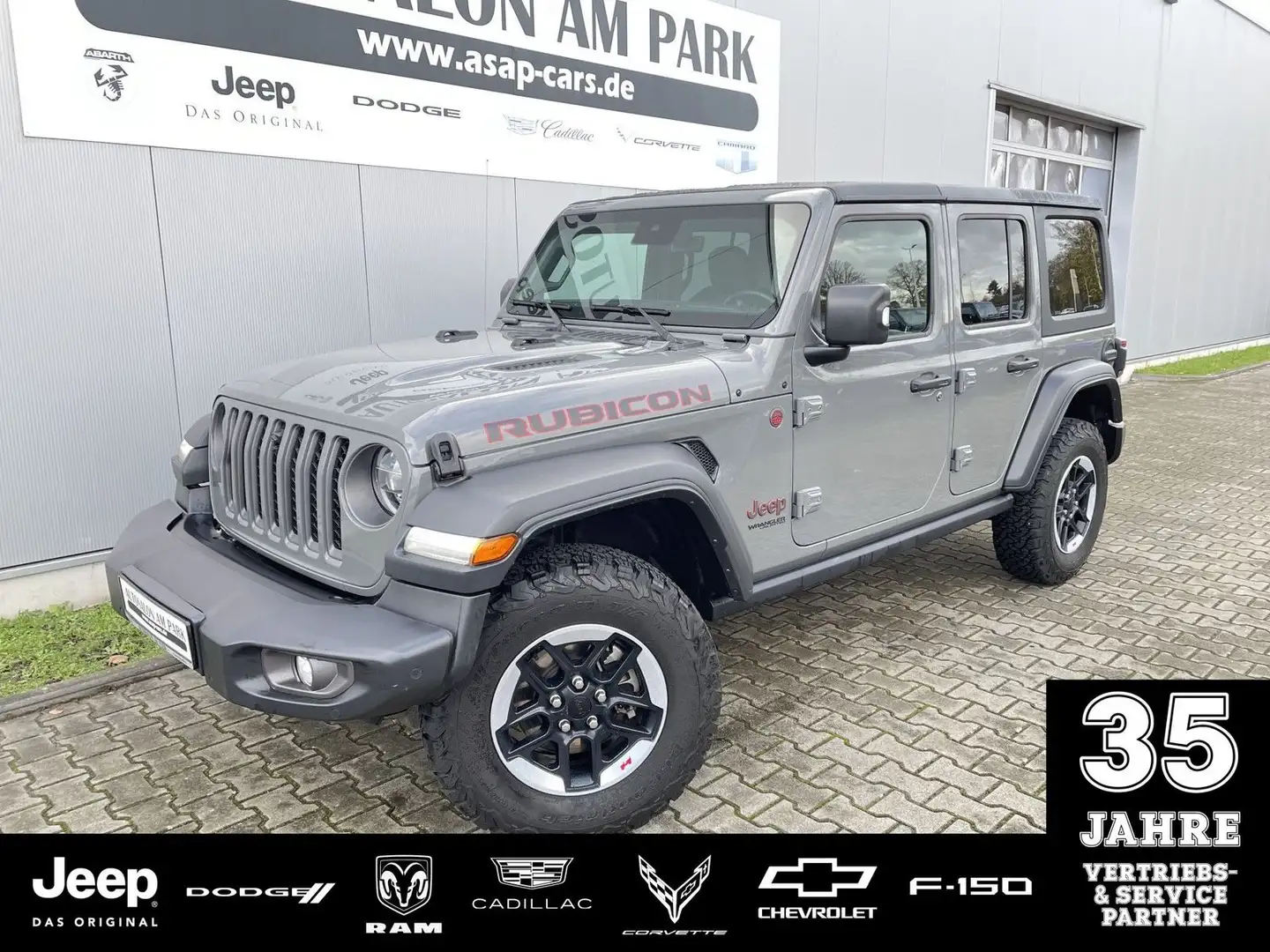 Jeep Wrangler 2.0 T Unl. Rubicon/Dualtop/LED/Navi Grau - 1