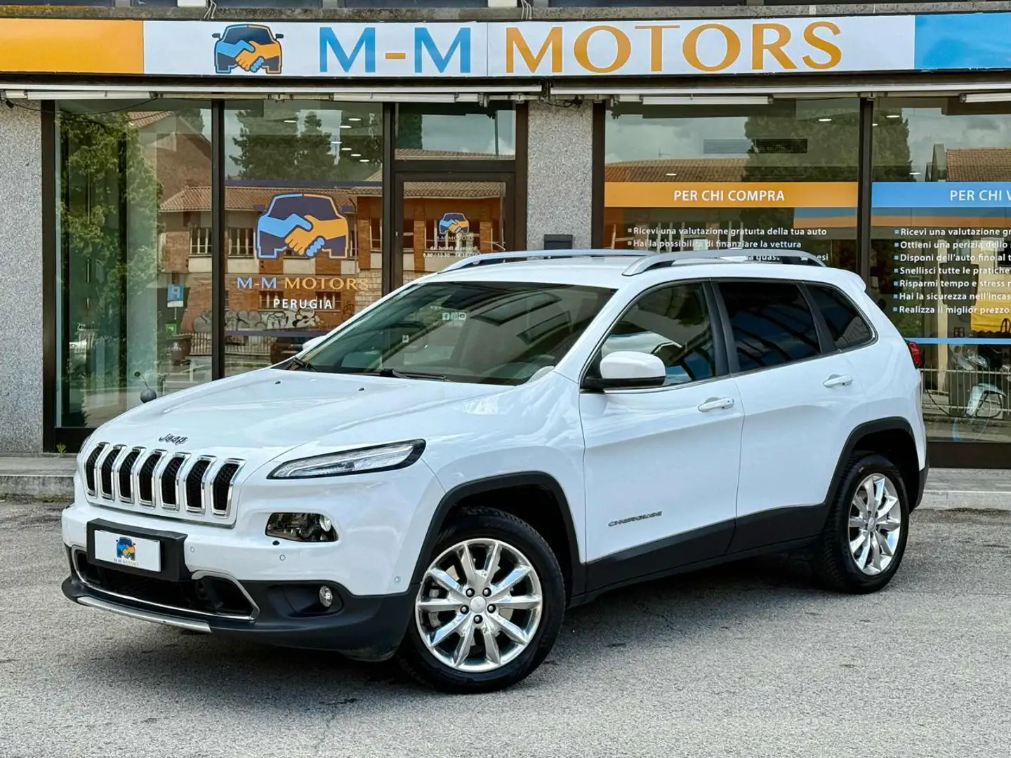Jeep Cherokee 2.2 Mjt II 4WD Active Drive I Limited Білий - 1