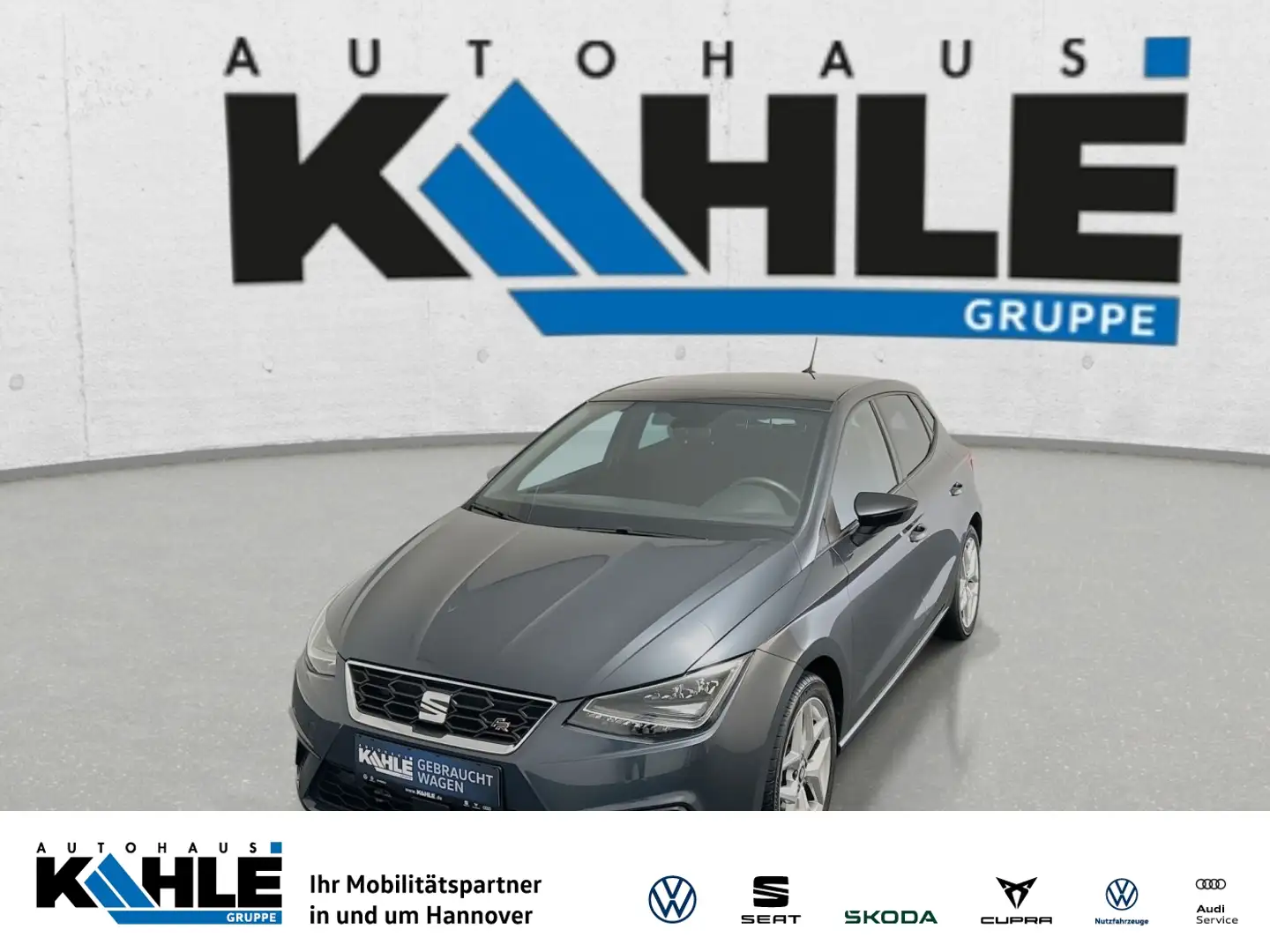 SEAT Ibiza 1.0 TSI DSG FR Pano Pano PDC Sound Virt Grijs - 1