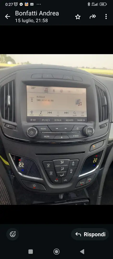 Opel Insignia Insignia Sports Tourer 1.6 cdti Advance 136cv at6 Nero - 1