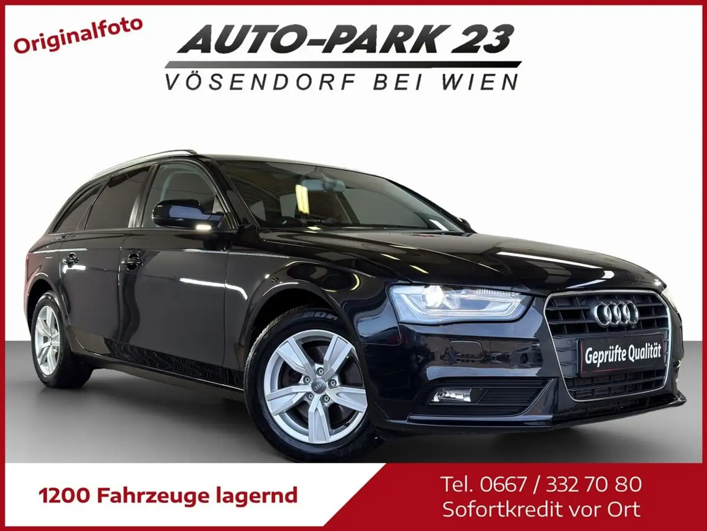 Audi A4 2,0TDI*XENON*NAVI*PICKERL 4/2027*MOD2014 Schwarz - 1
