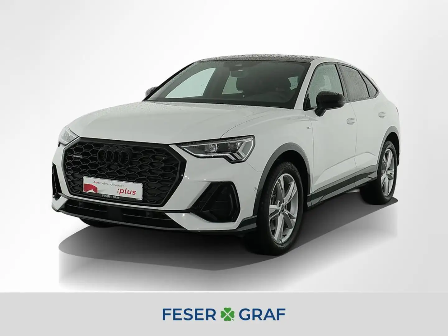 Audi Q3 Sportback 40 TFSI qu S Line Int Pano,Kamera,Navi,L Weiß - 1