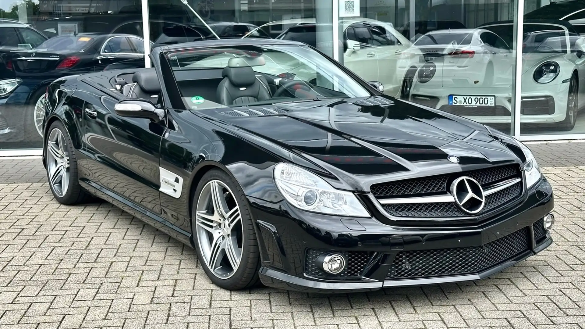 Mercedes-Benz SL 55 AMG V8 Roadster - 517PS *R230* 56583km - Apple CarPlay Negru - 1