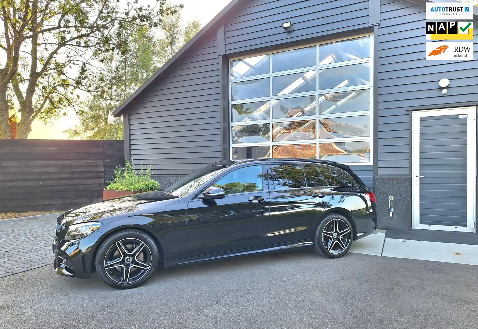 Mercedes-Benz C 160 Estate Business Solution AMG-Line. 1e Eig. BTW-Aut Schwarz - 1