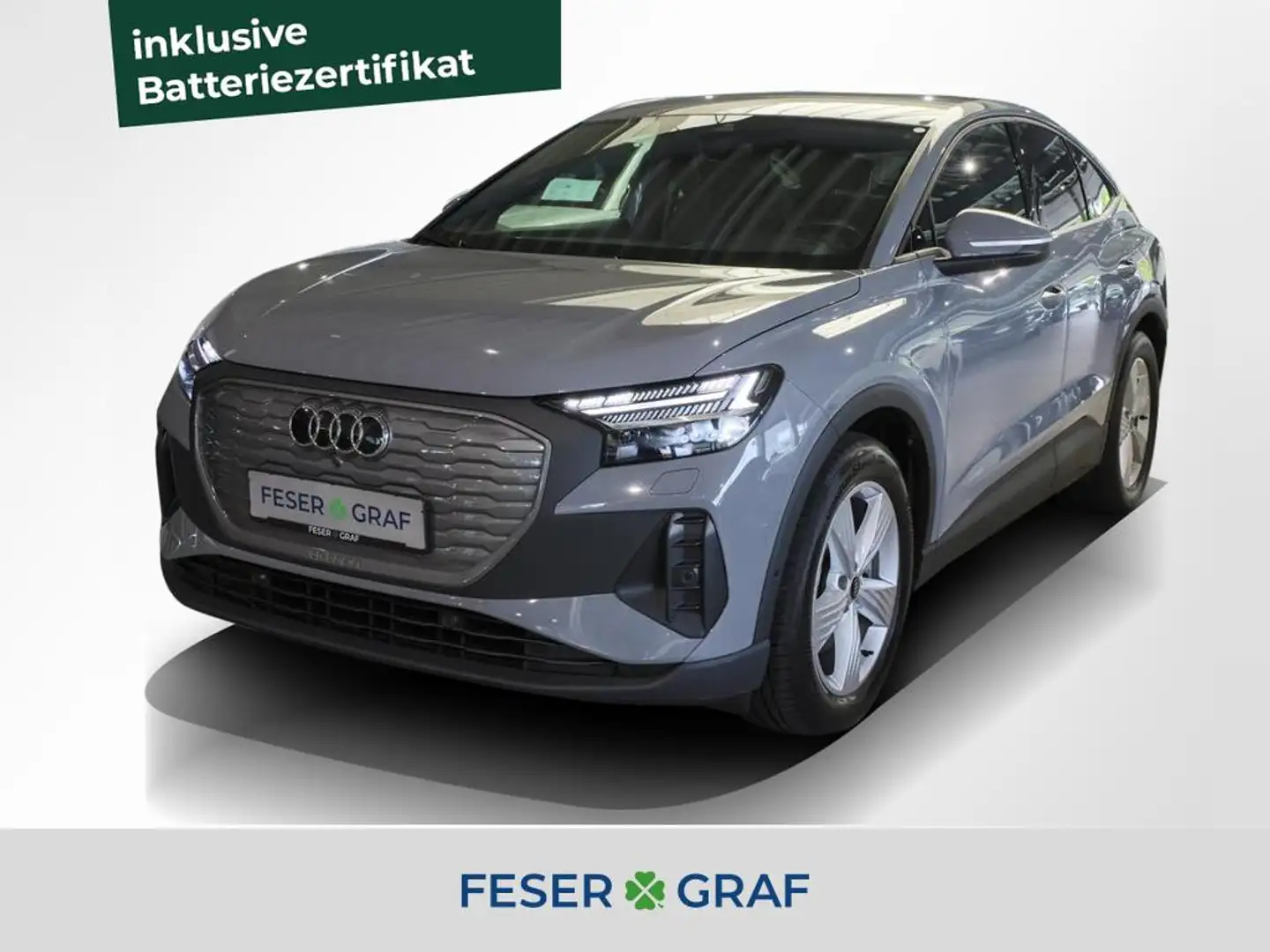 Audi Q4 e-tron Sportback 40 S line Int. Matrix Navi Gris - 1