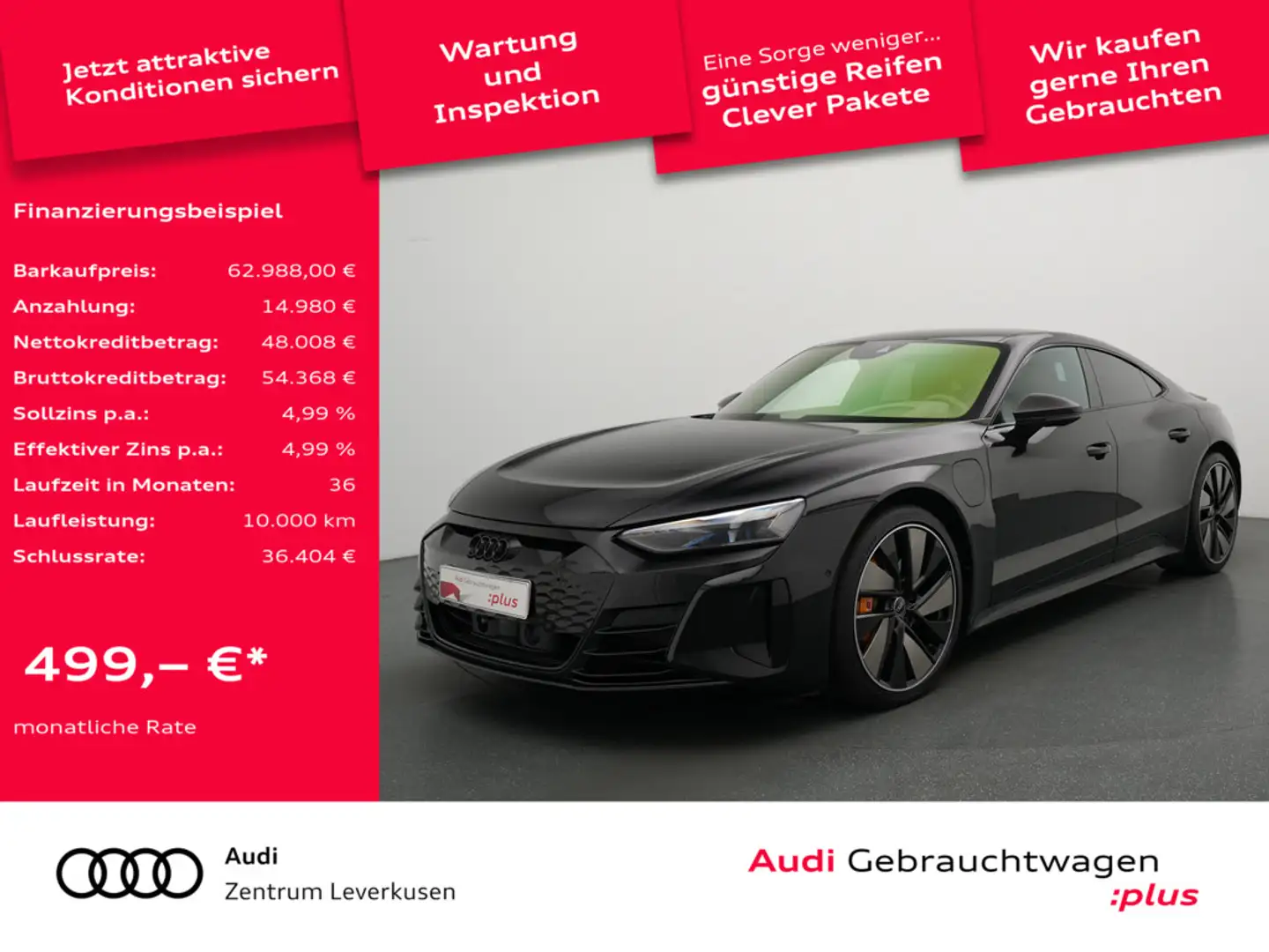 Audi e-tron CARBON ACC HUD B&O SITZBELÜFTUNG PANO SHZ Schwarz - 1