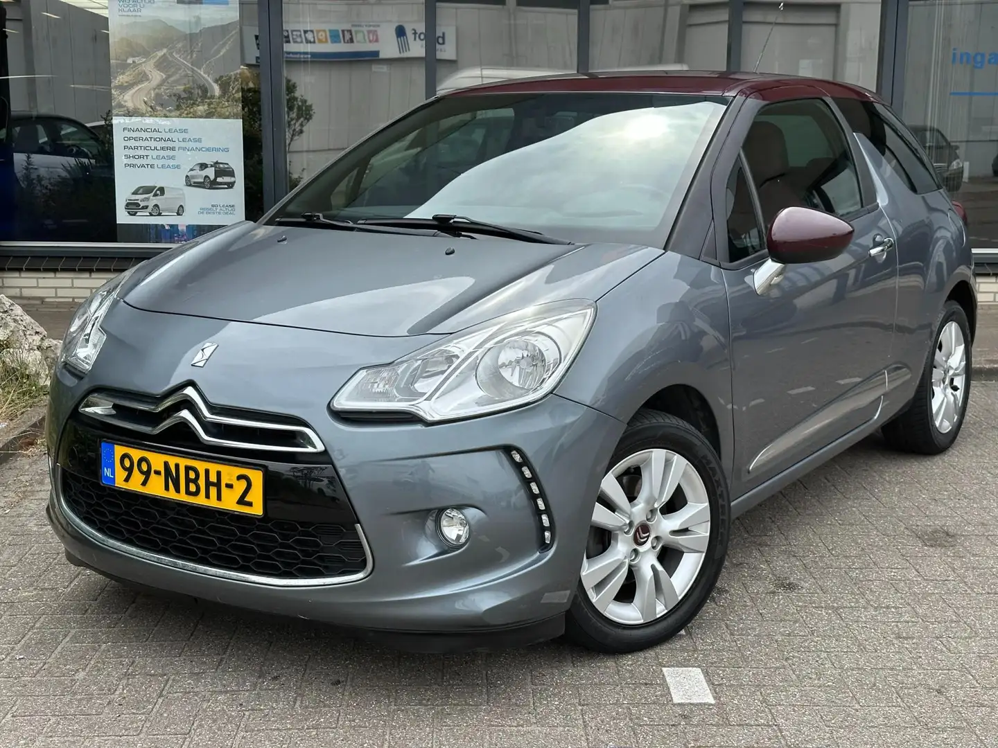 Citroen DS3 1.6 VTi So Chic / TREKHAAK / LEDER BEKLEDING Grijs - 1