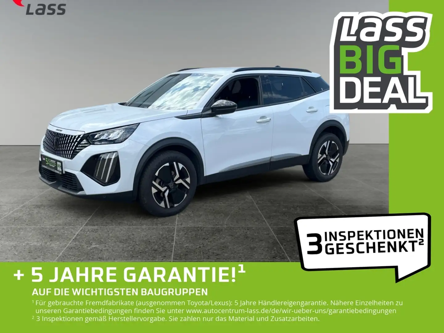 Peugeot 2008 1.2 PureTech 130 Allure +LED+Klima+Automatik White - 1