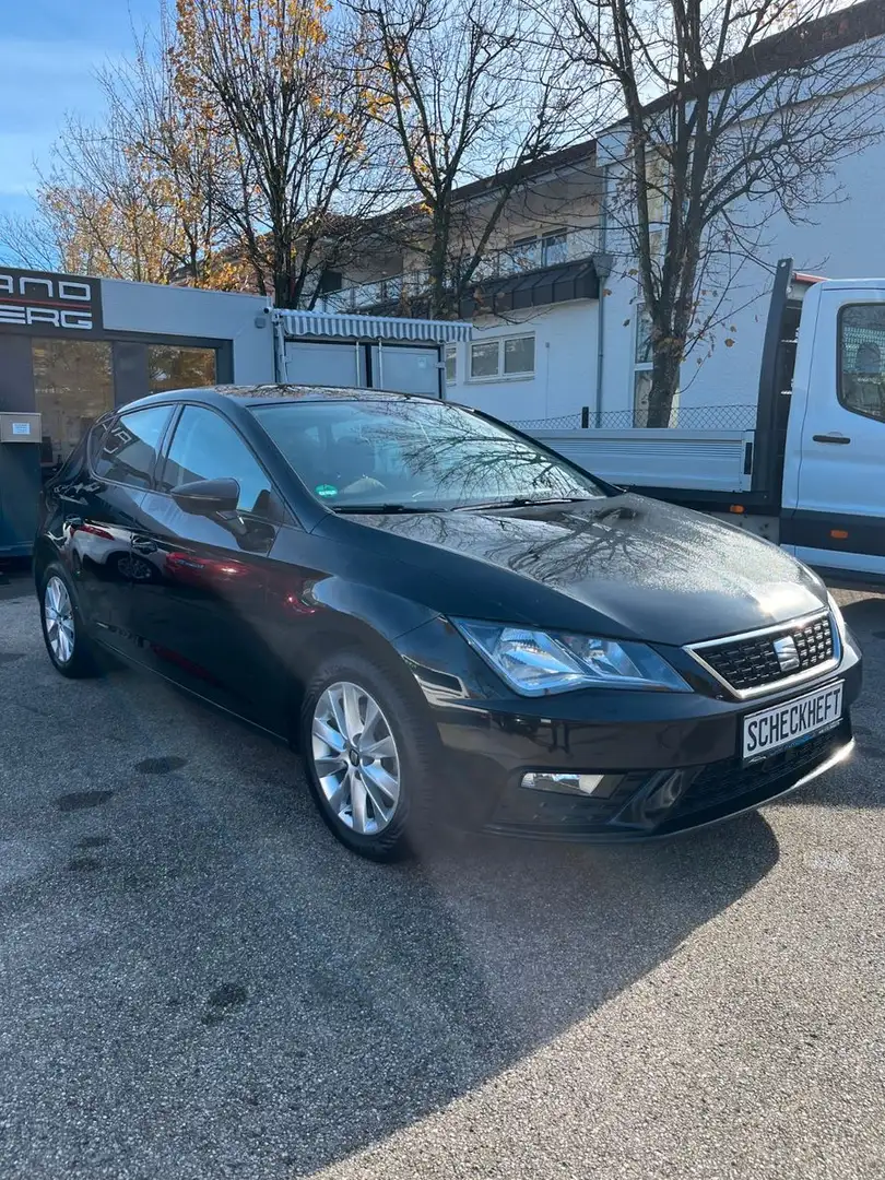 SEAT Leon Style*2.HAND*NAVI*ACC*SHZ* Schwarz - 1