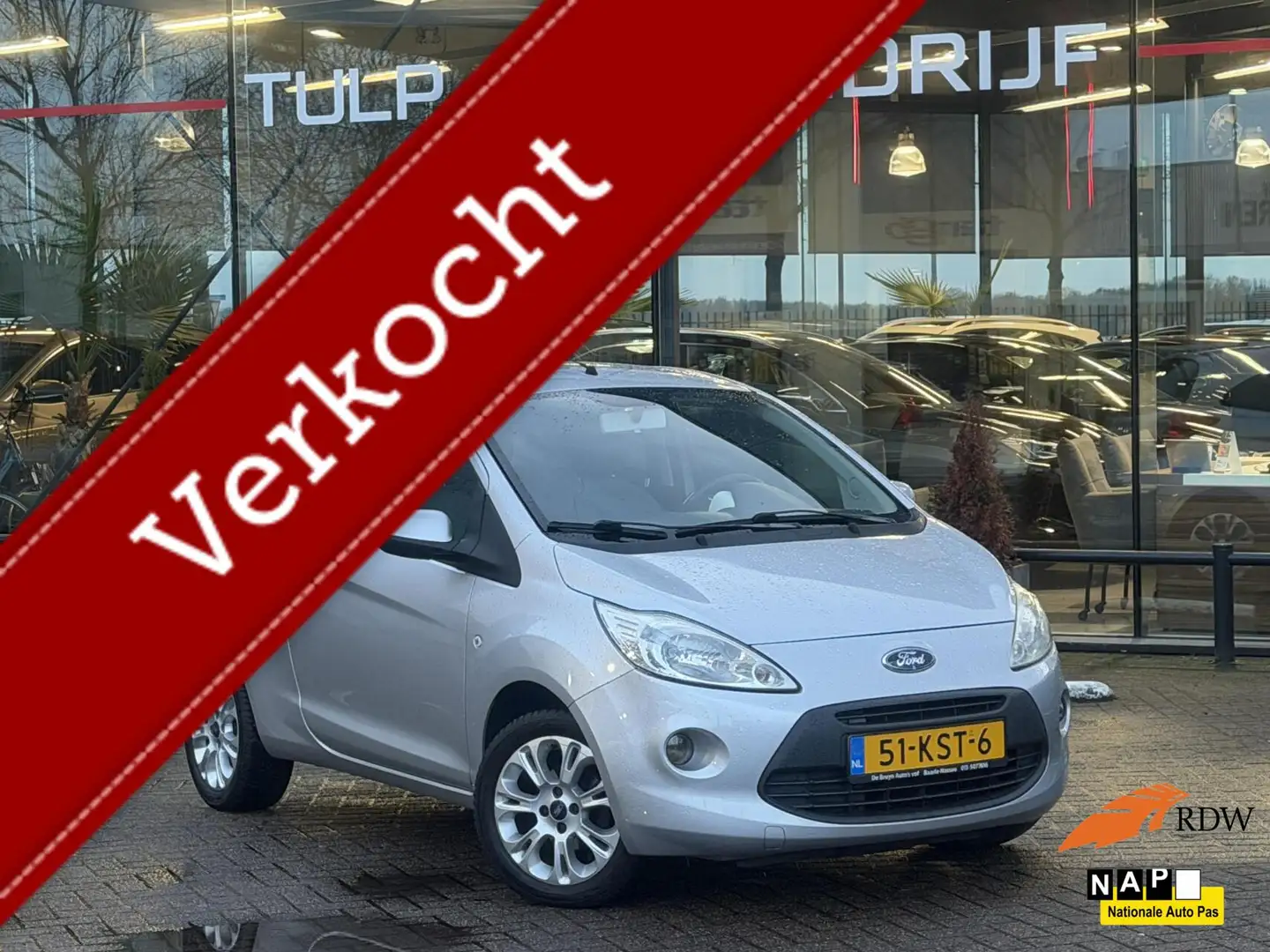 Ford Ka/Ka+ 1.2 Titanium start/stop 2010 Airco Lmv Top staat Grau - 1
