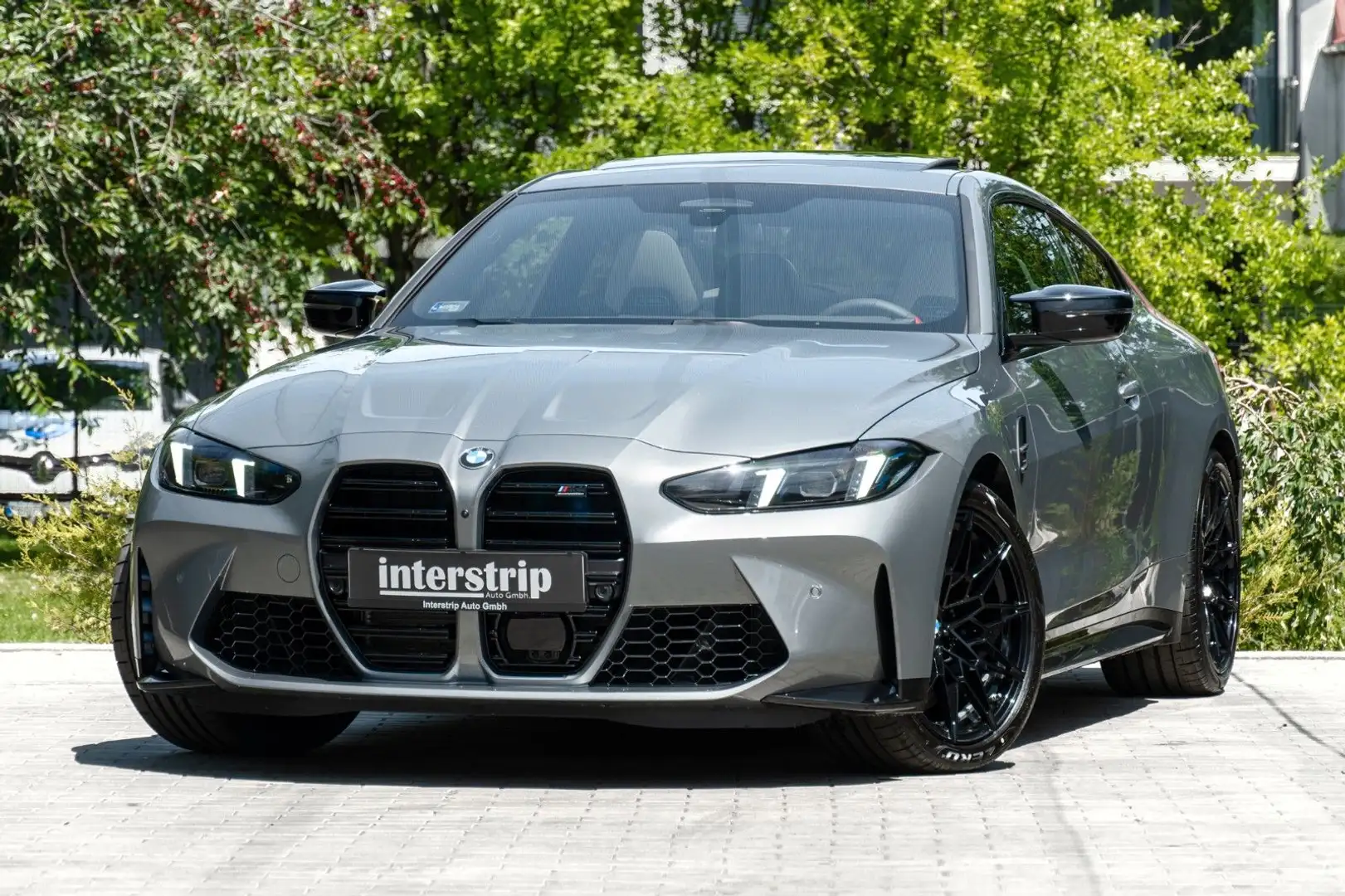 BMW M4 Competition xDrive DR.ASS.PRO.HUD.LED.H/K.360 Gris - 1