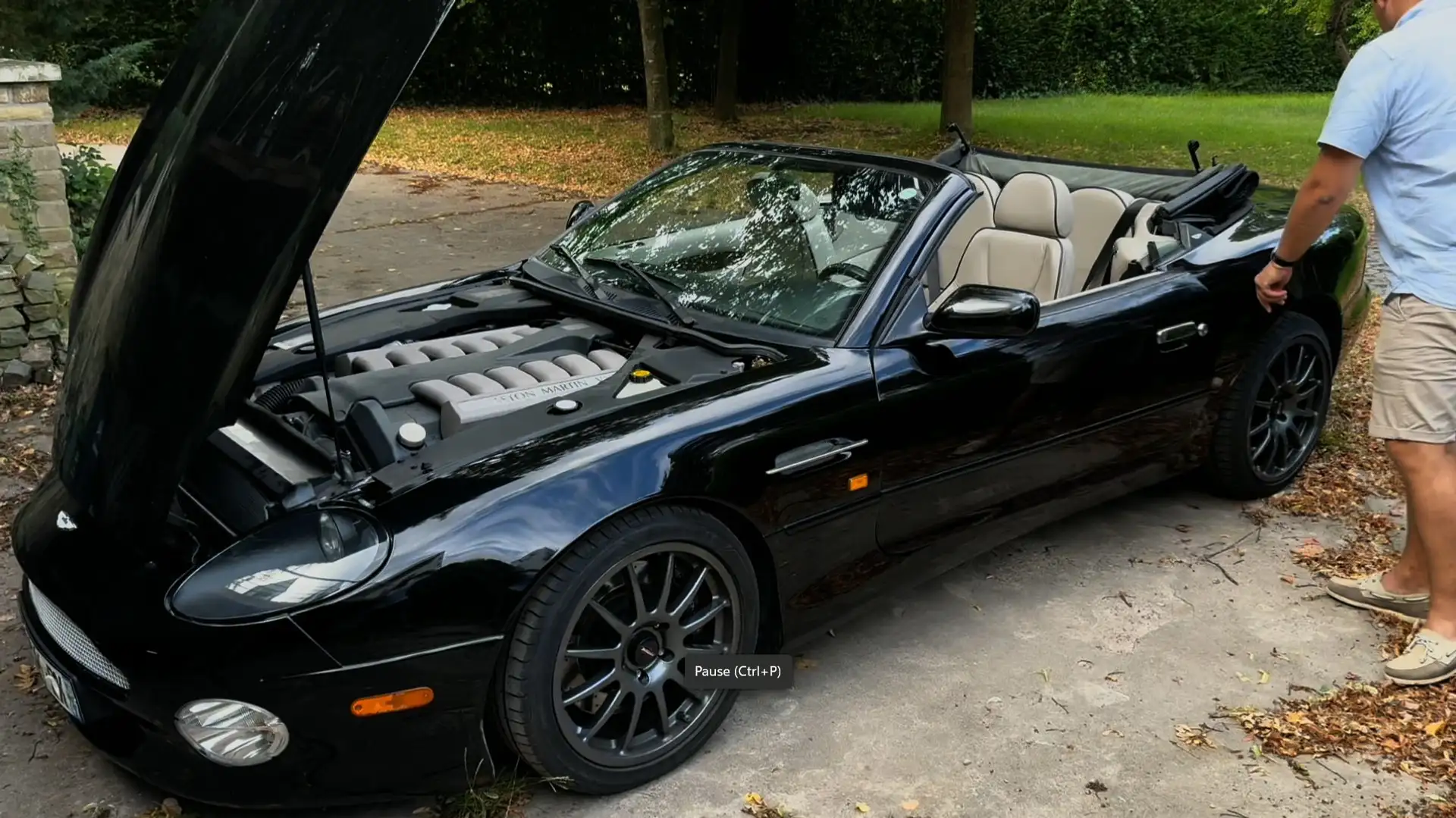 Aston Martin DB7 DB7 Vantage Volante 5.9i V12 48v Schwarz - 1