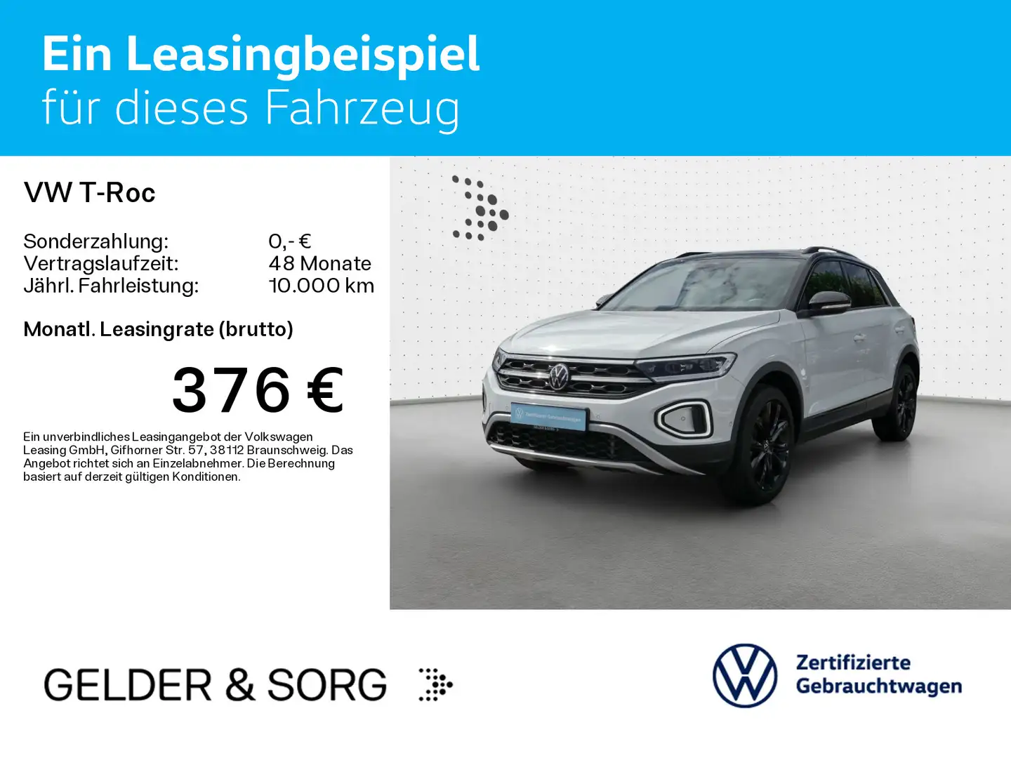 Volkswagen T-Roc Style 2.0 TDI 18Z*Pan*AHK*Stand*Digital*RF Blanc - 2