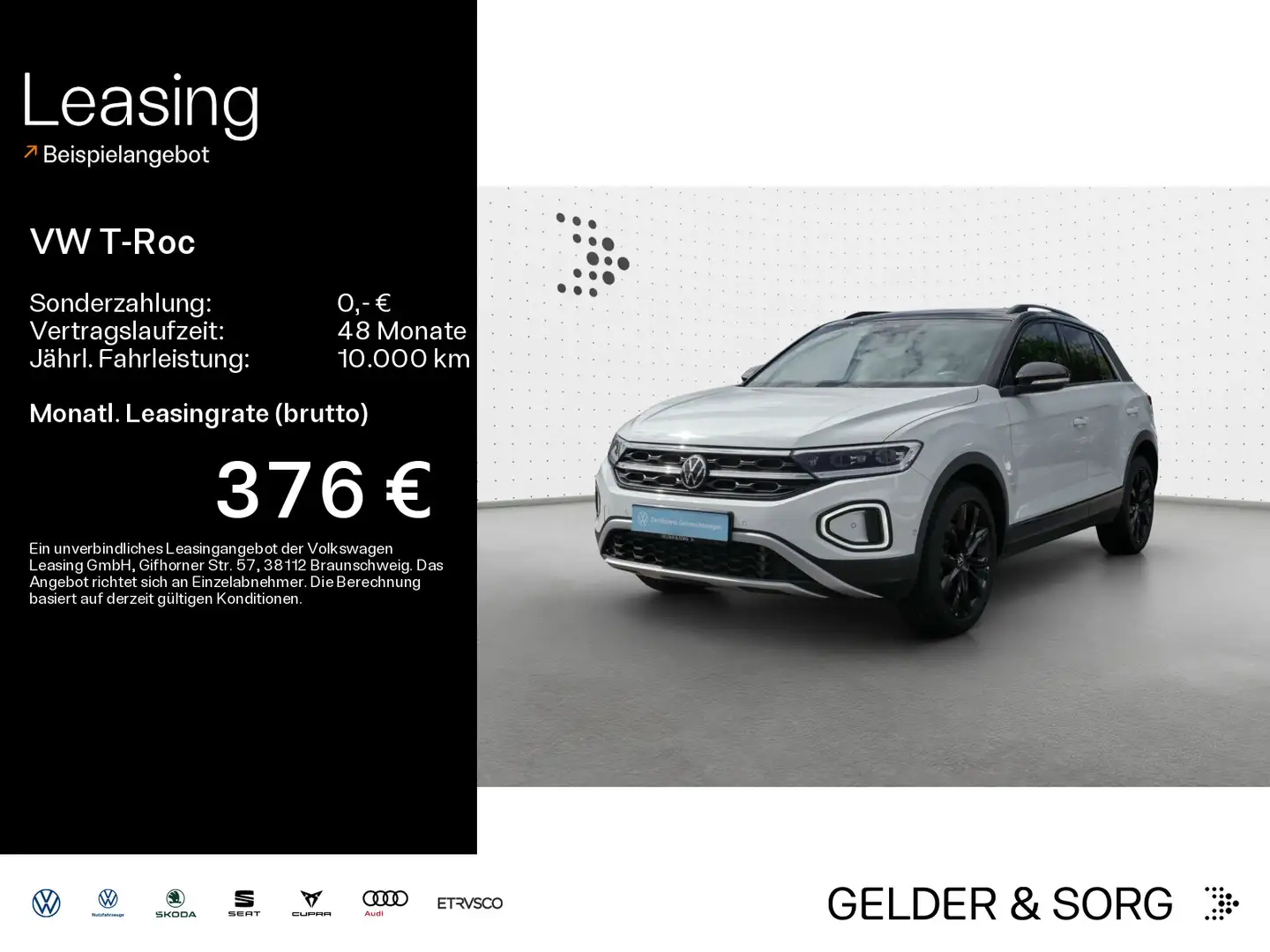 Volkswagen T-Roc Style 2.0 TDI 18Z*Pan*AHK*Stand*Digital*RF Blanc - 1