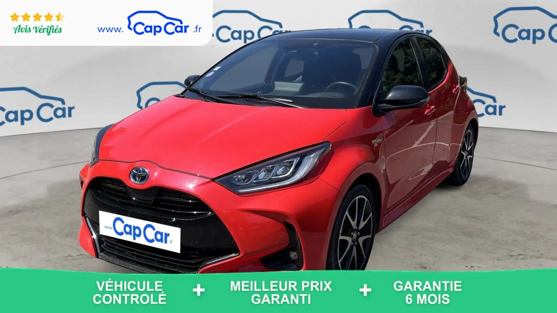 Toyota Yaris IV 1.5 VVTI 116 Hybrid E-CVT 92 Premiere - Entreti Rouge - 1