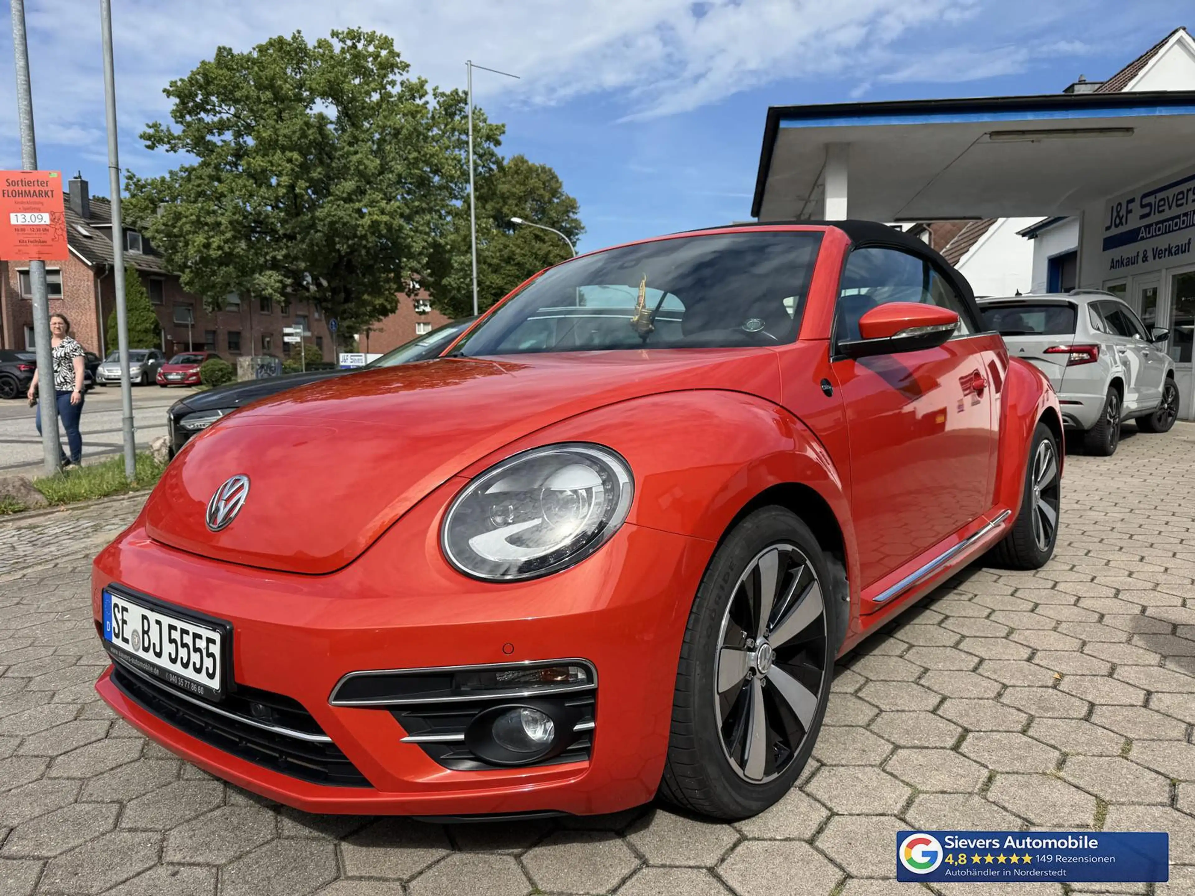Volkswagen Beetle Cabriolet Design DSG Leder Xenon Navi Apple CarPla